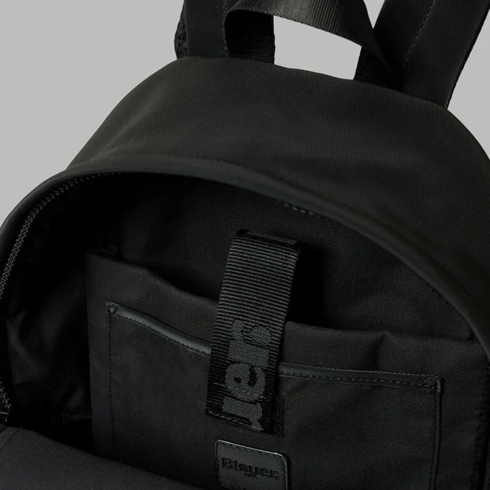 Blauer Zaino Coated con Logo da Uomo Colore Nero 3