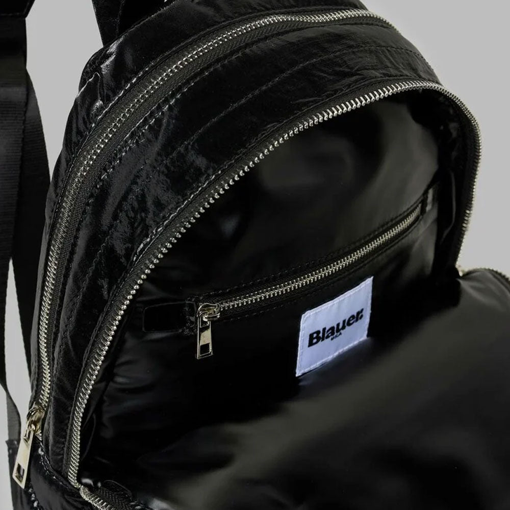 Blauer Zaino Softy Line Trapuntato da Donna Colore Nero 2