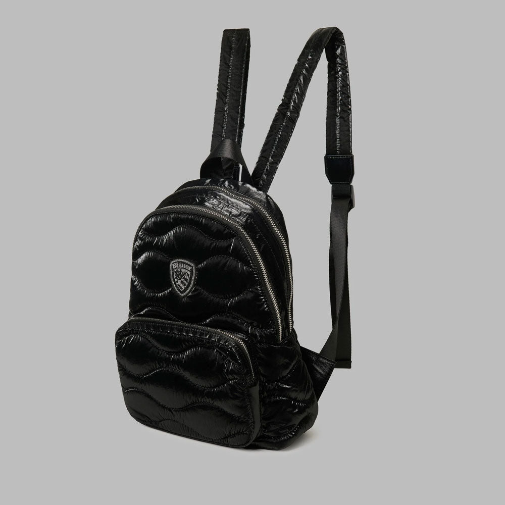 Blauer Zaino Softy Line Trapuntato da Donna Colore Nero