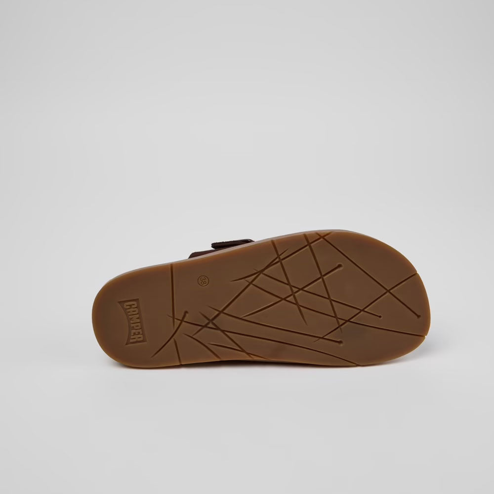 Camper Sandali in Pelle Colore Marrone Scuro