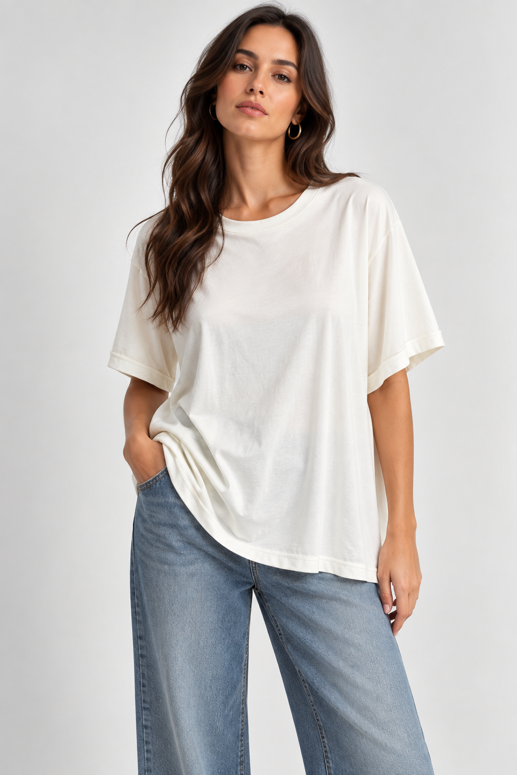 Eco T-Shirt Colore Burro