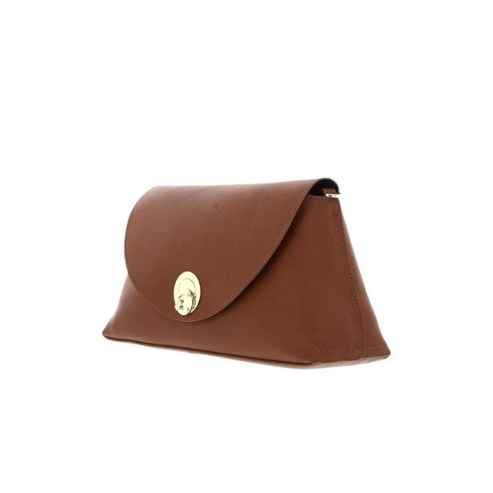 Coccinelle Nikla Borsa da Spalla Colore Cuoio da Donna