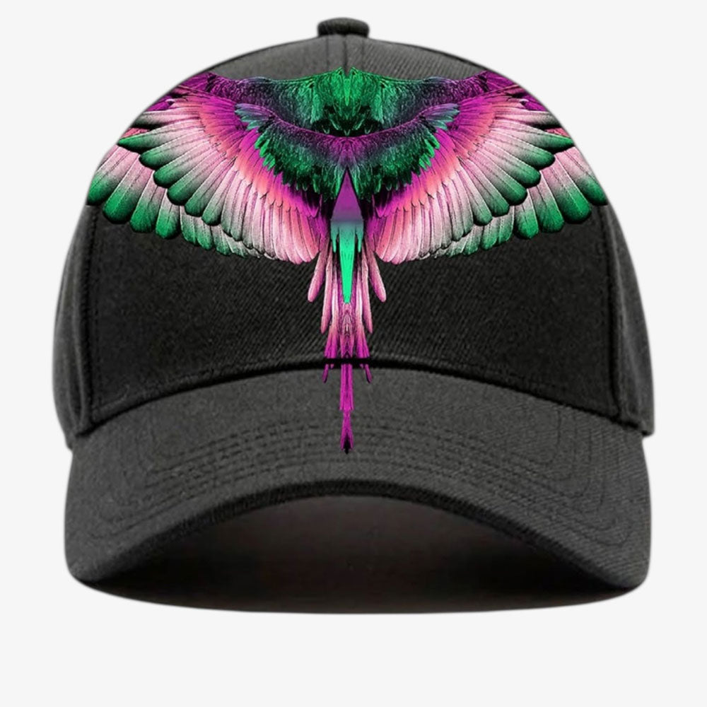 County of Milan Cappello con Visiera Colore Nero-Rosa