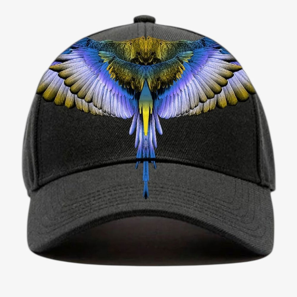 County of Milan Cappello con Visiera Unisex Colore Nero-Blu