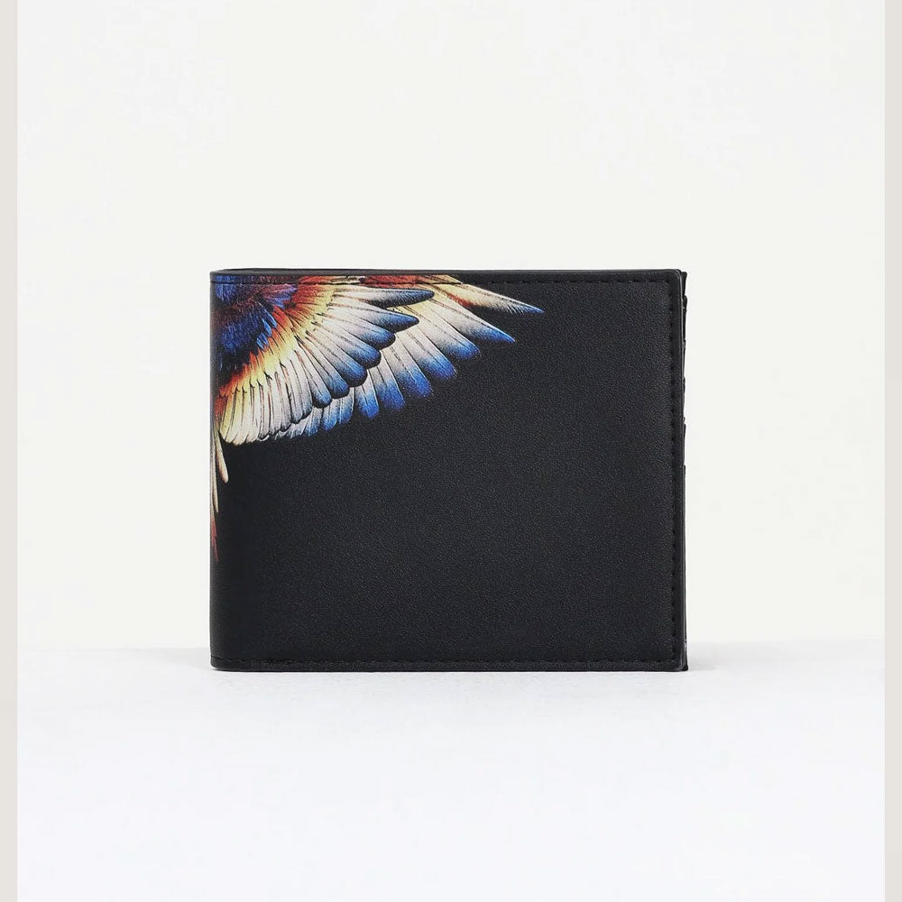 County of Milan Portafoglio con Stampa da Uomo Colore Nero