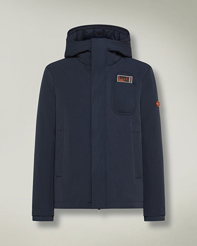 Dekker Giacca Tecnica Lasco BMAT con Dettagli a Lingotti da Uomo Colore Blu