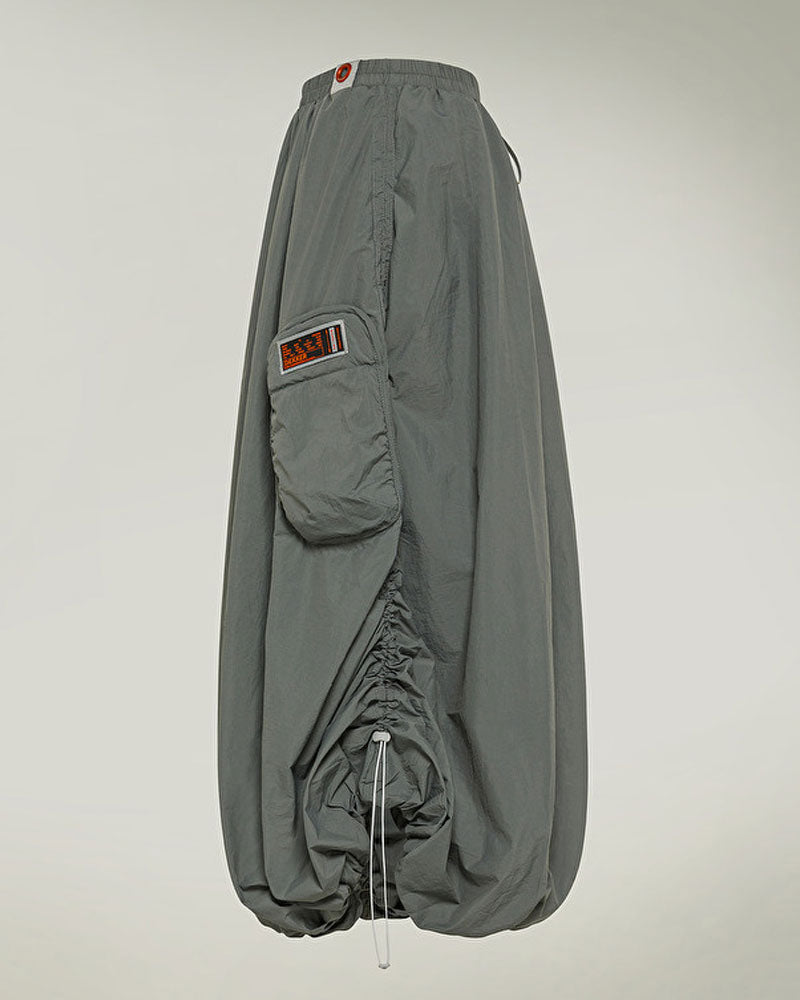 Dekker Maxigonna in Nylon Superleggero Colore Grigio