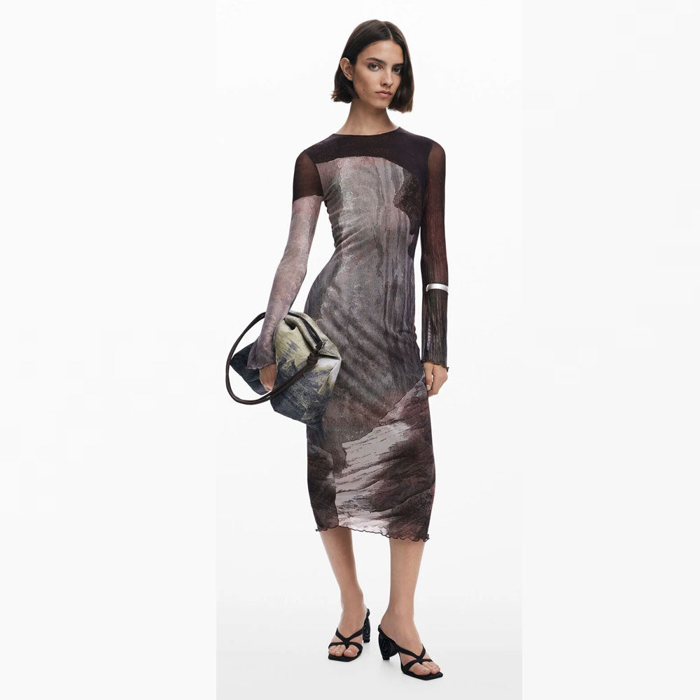Desigual Abito By Christan Lacroix 25WWVK01 Lungo da Donna