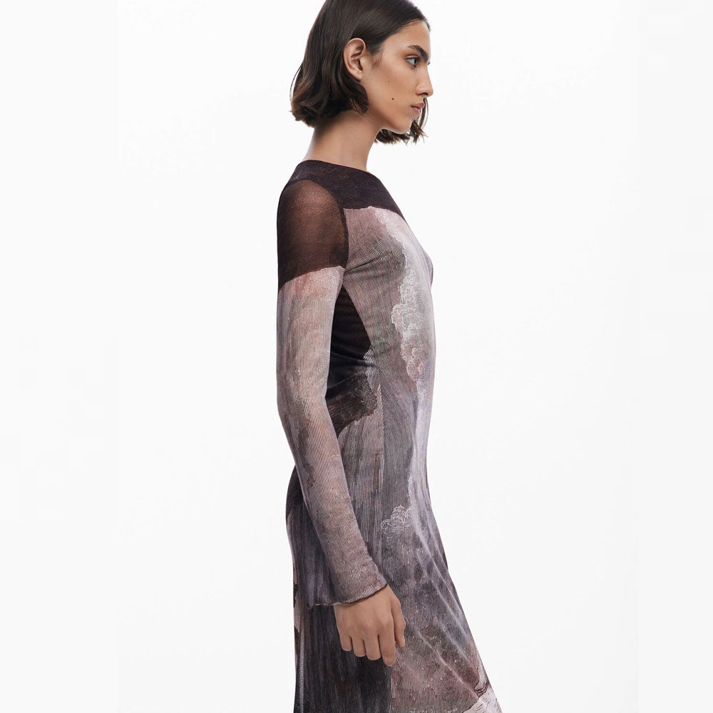 Desigual Abito By Christan Lacroix 25WWVK01 Lungo da Donna 4