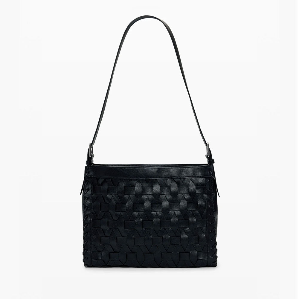 Desigual Borsa Media Intrecciata Colore Nero