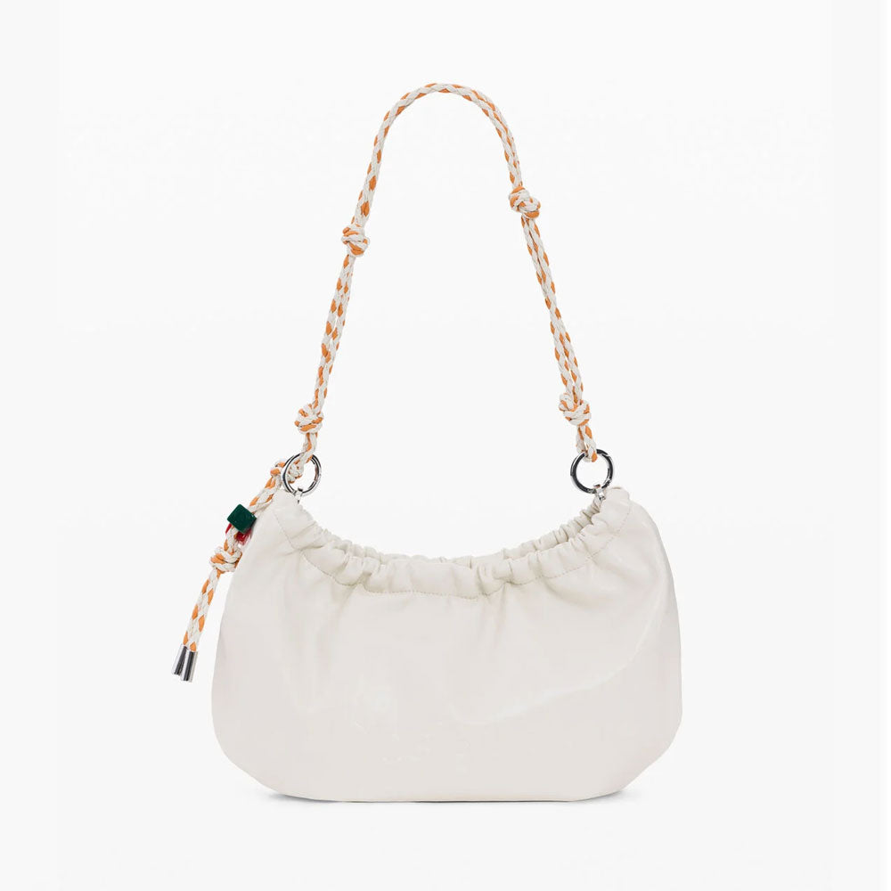 Desigual Borsa Media Ovale con Charms Colore Bianco