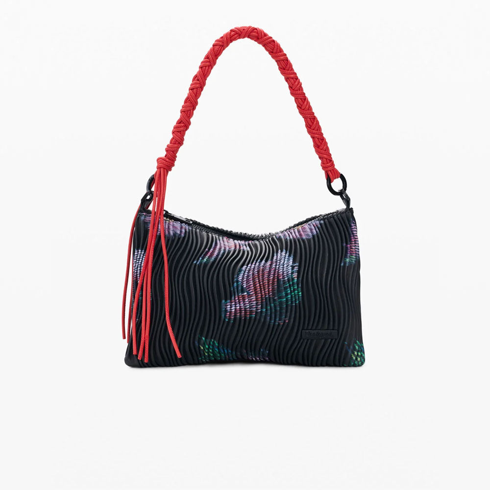 Desigual Borsa Media Testurizzata Colore Nero
