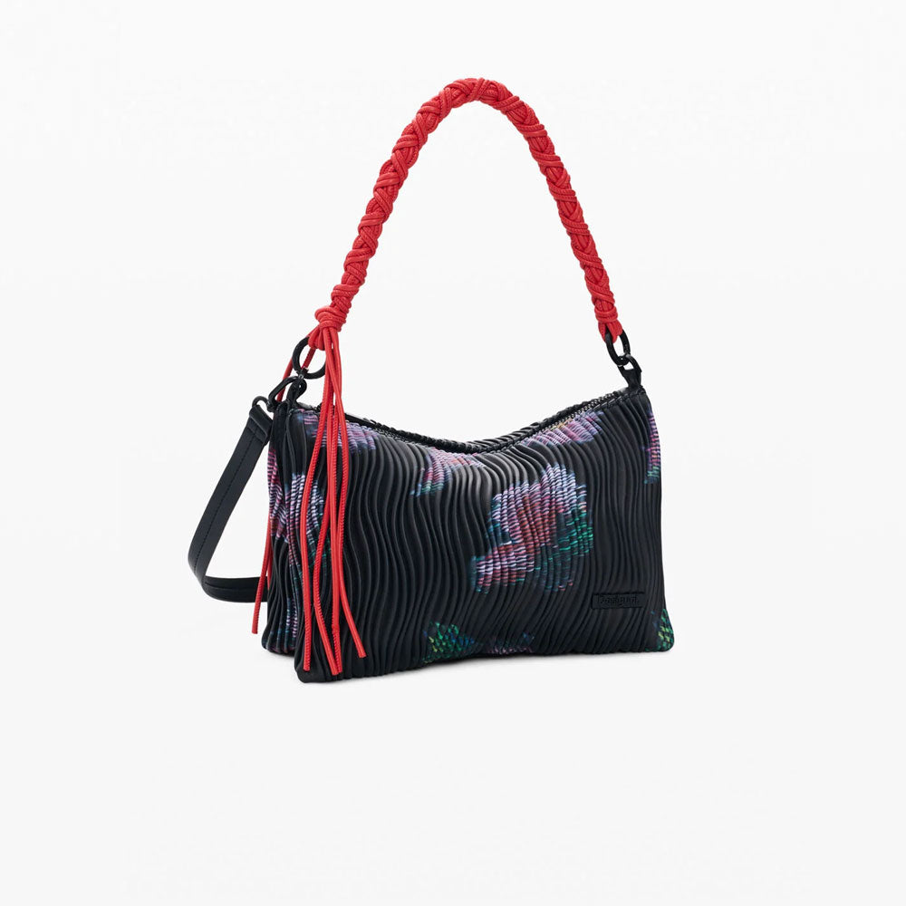 Desigual Borsa Media Testurizzata Colore Nero