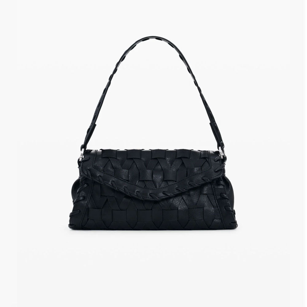 Desigual Borsa Piccola Intrecciata Colore Nero