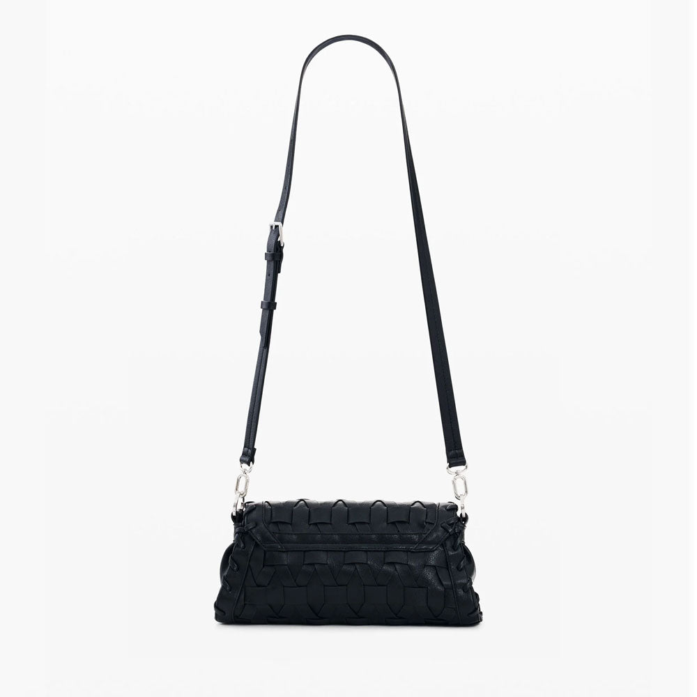 Desigual Borsa Piccola Intrecciata Colore Nero