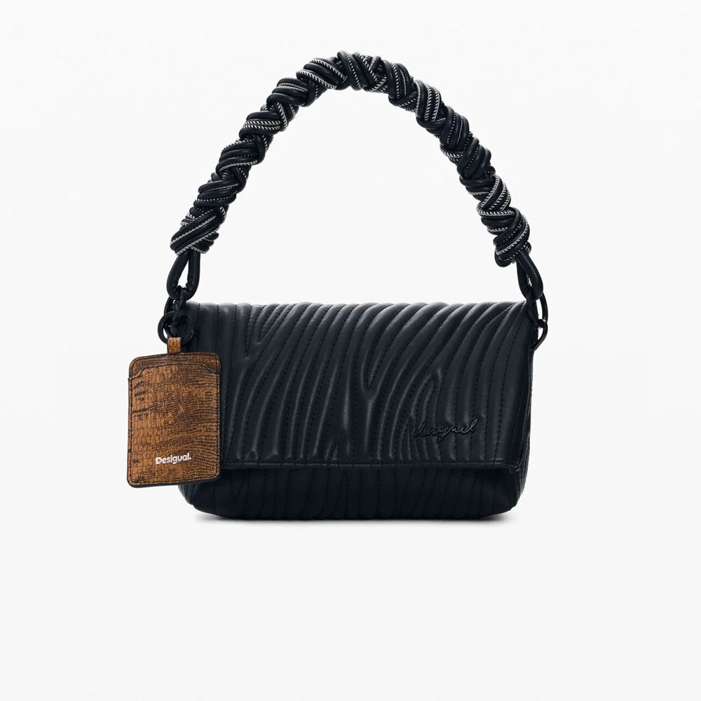 Desigual Borsa Piccola in Rilievo Colore Nero