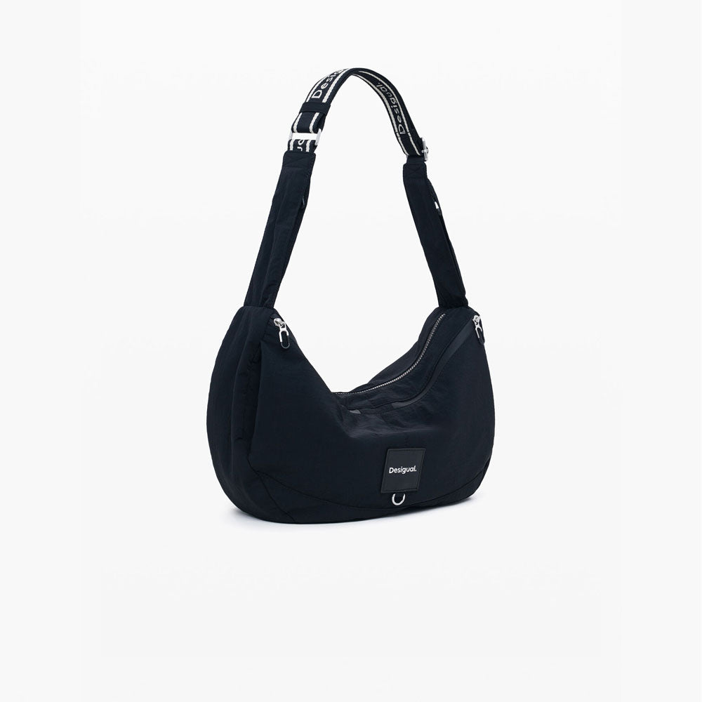 Desigual Borsa da Viaggio Media in Nylon Colore Nero 2