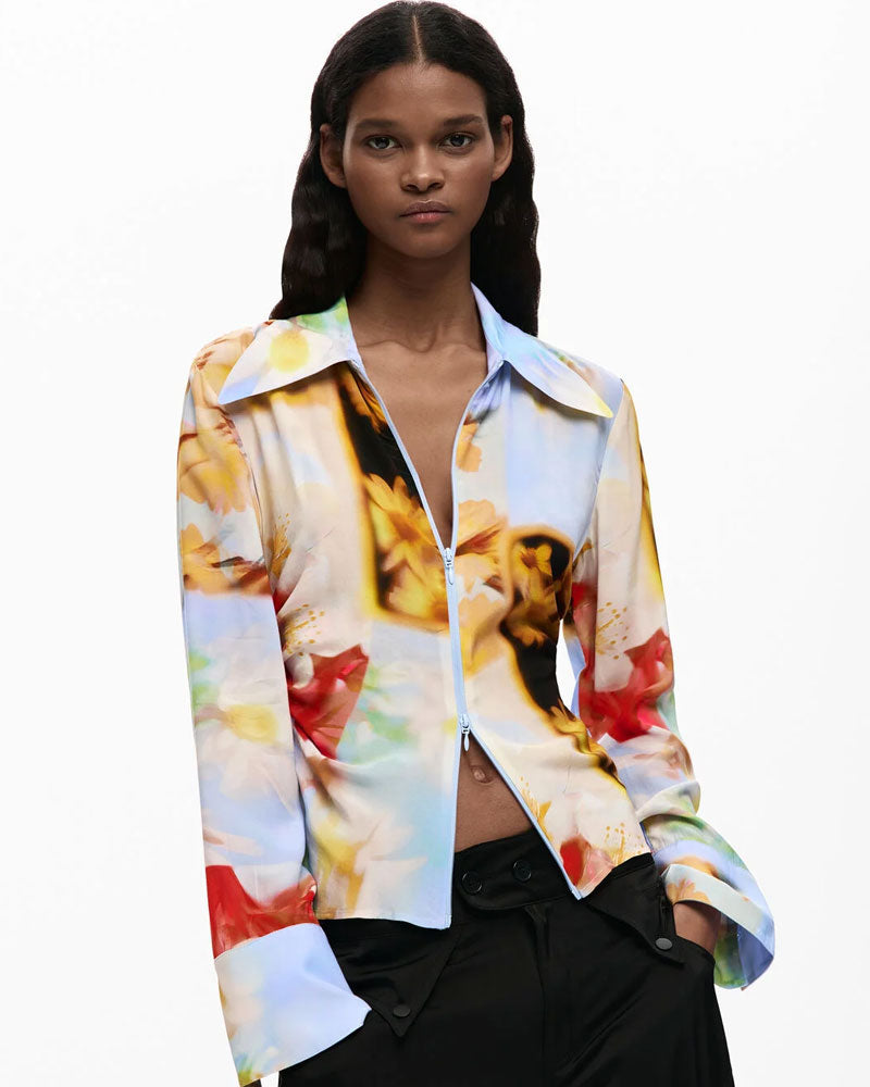 Desigual Camicia Fluida a Fiori