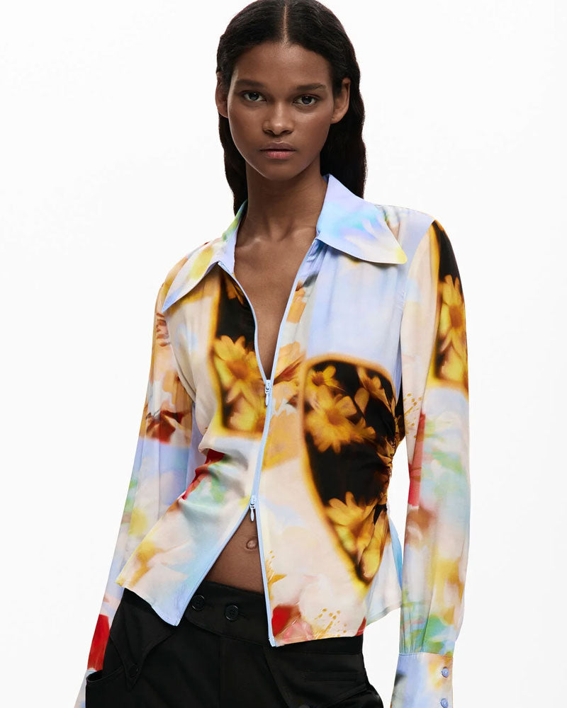 Desigual Camicia Fluida a Fiori