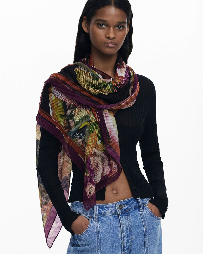 Desigual Foulard By Mr. Christian Lacroix Fantasia Floreale