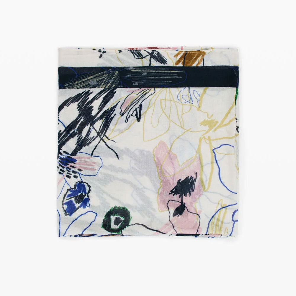 Desigual Foulard Rettangolare con Tratti da Donna 3