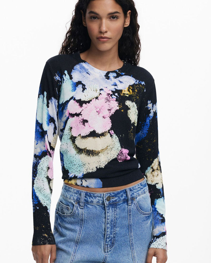 Desigual Maglione by Mr. Christian Lacroix con Stampa da Donna