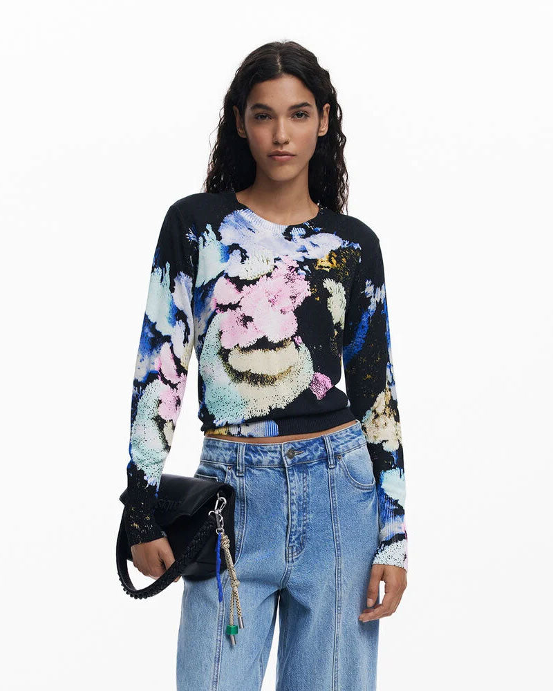 Desigual Maglione by Mr. Christian Lacroix con Stampa da Donna 2