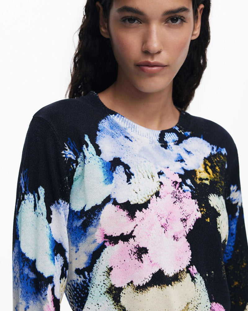 Desigual Maglione by Mr. Christian Lacroix con Stampa da Donna 3