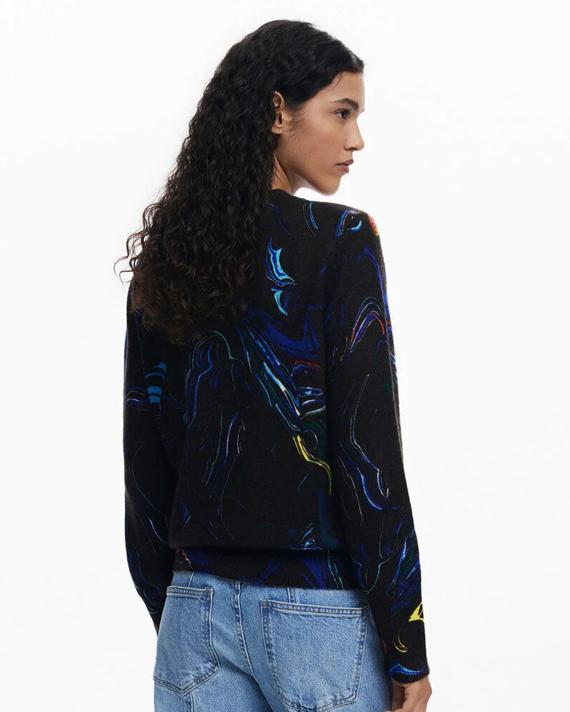 Desigual Maglione by Mr. Christian Delacroix Con Fantasia