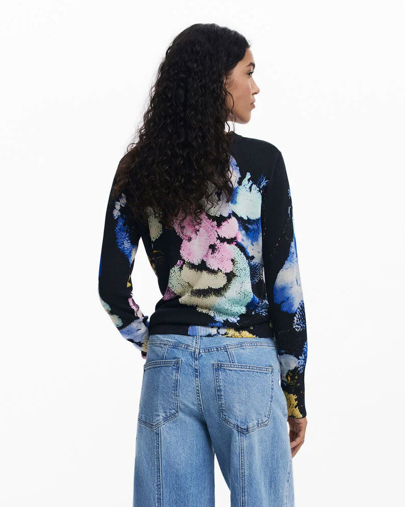 Desigual Maglione by Mr. Christian Lacroix con Stampa da Donna 4