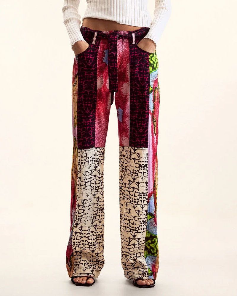Desigual Pantalone Fluido disegnato da Mr. Christian Lacroix