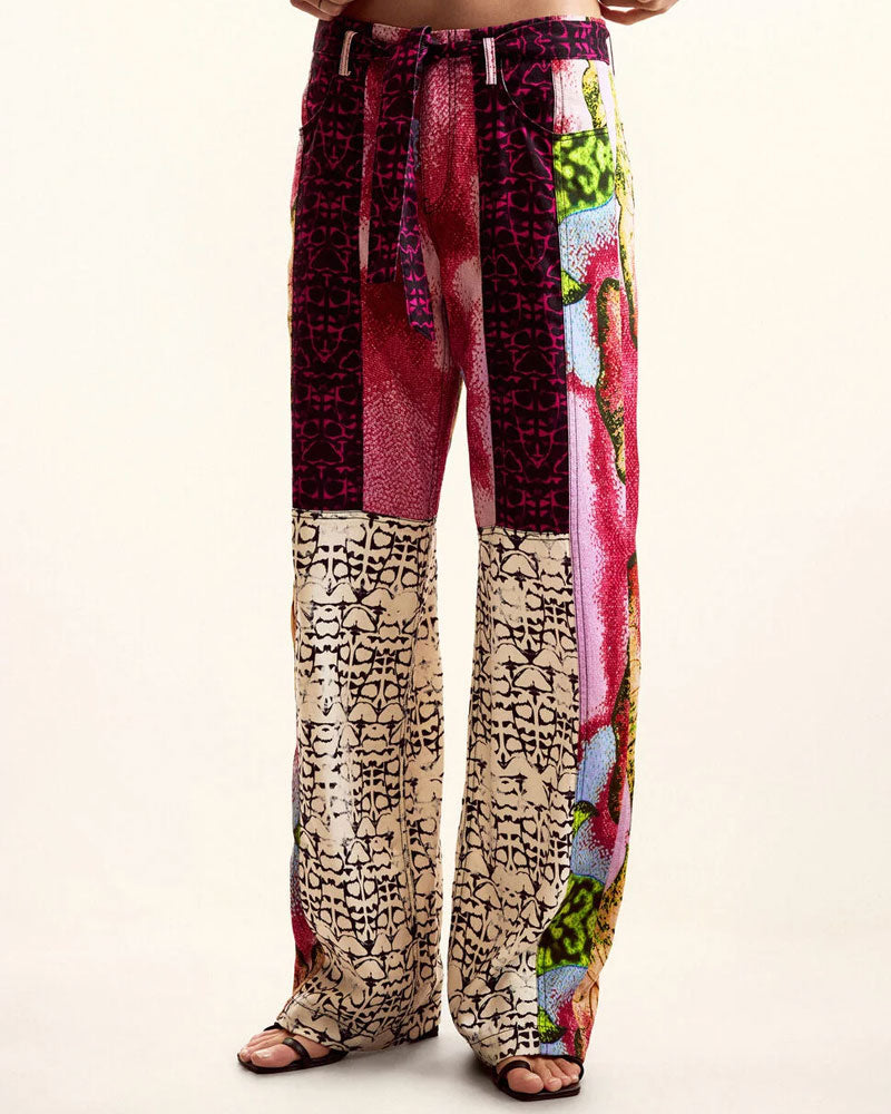 Desigual Pantalone Fluido disegnato da Mr. Christian Lacroix
