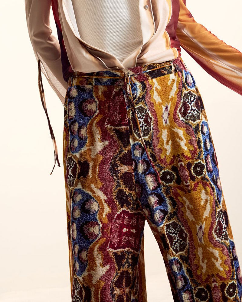 Desigual Pantalone Palazzo Disegnato da Mr. Christian Lacroix