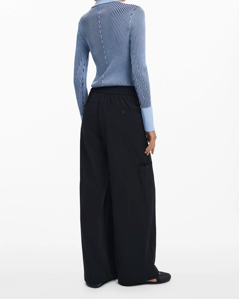 Desigual Pantaloni Sartoriali Balloon da Donna Colore Nero