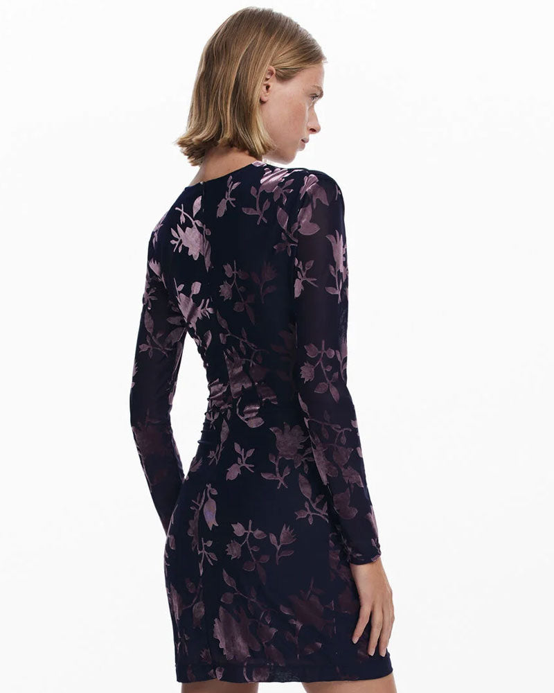 Desigual Vestino Mini Arricciato Colore Nero