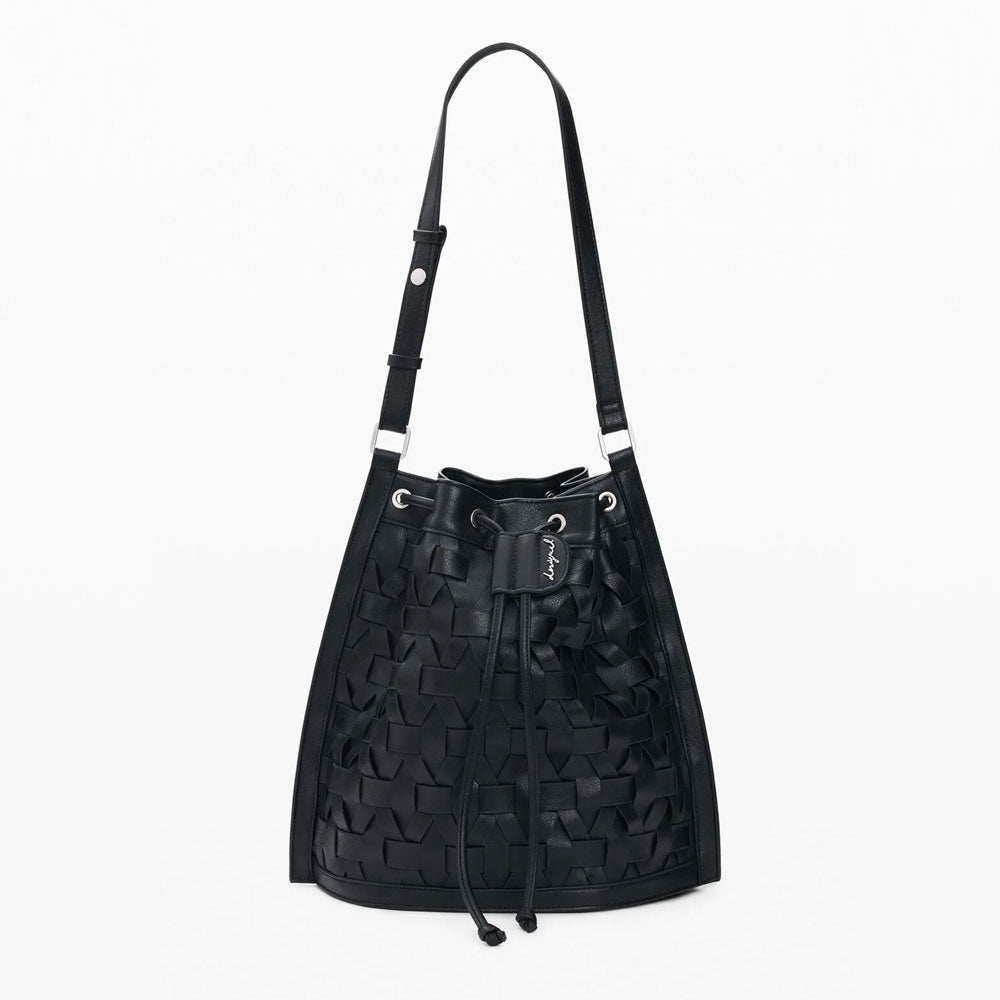 Desigual Zaino Intrecciato Colore Nero