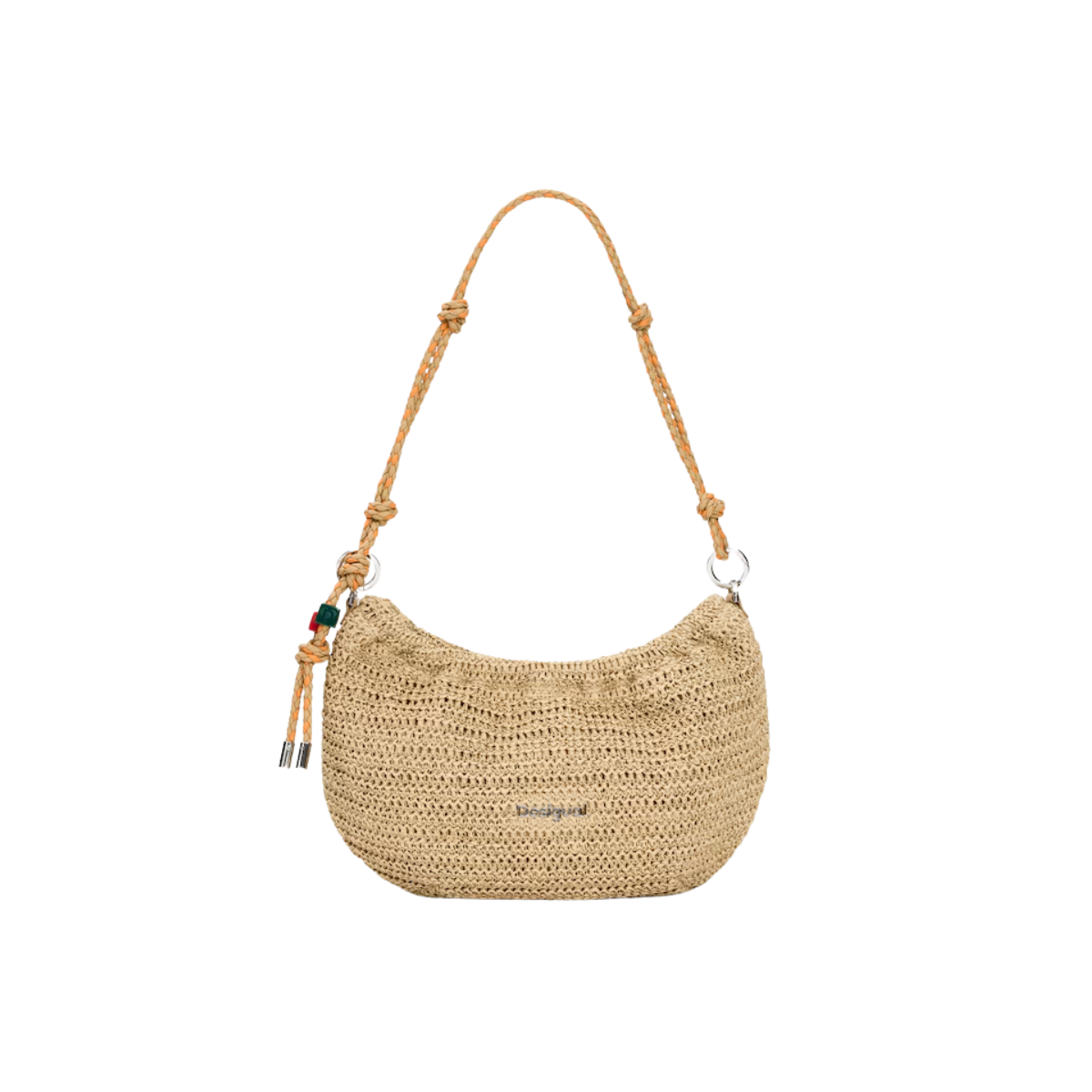 Desigual Borsa Raffia Waverly Colore Beige