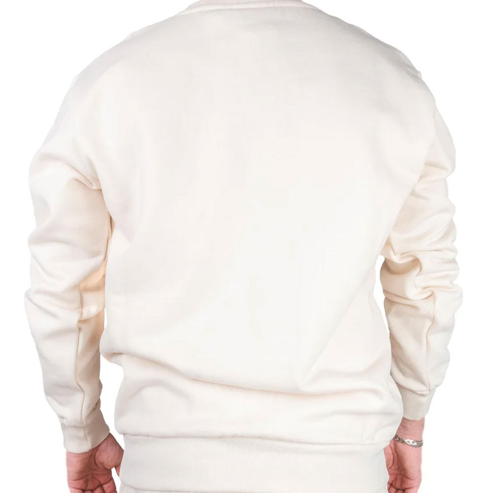 Ellesse Felpa Girocollo con Logo da Uomo Colore Panna 2