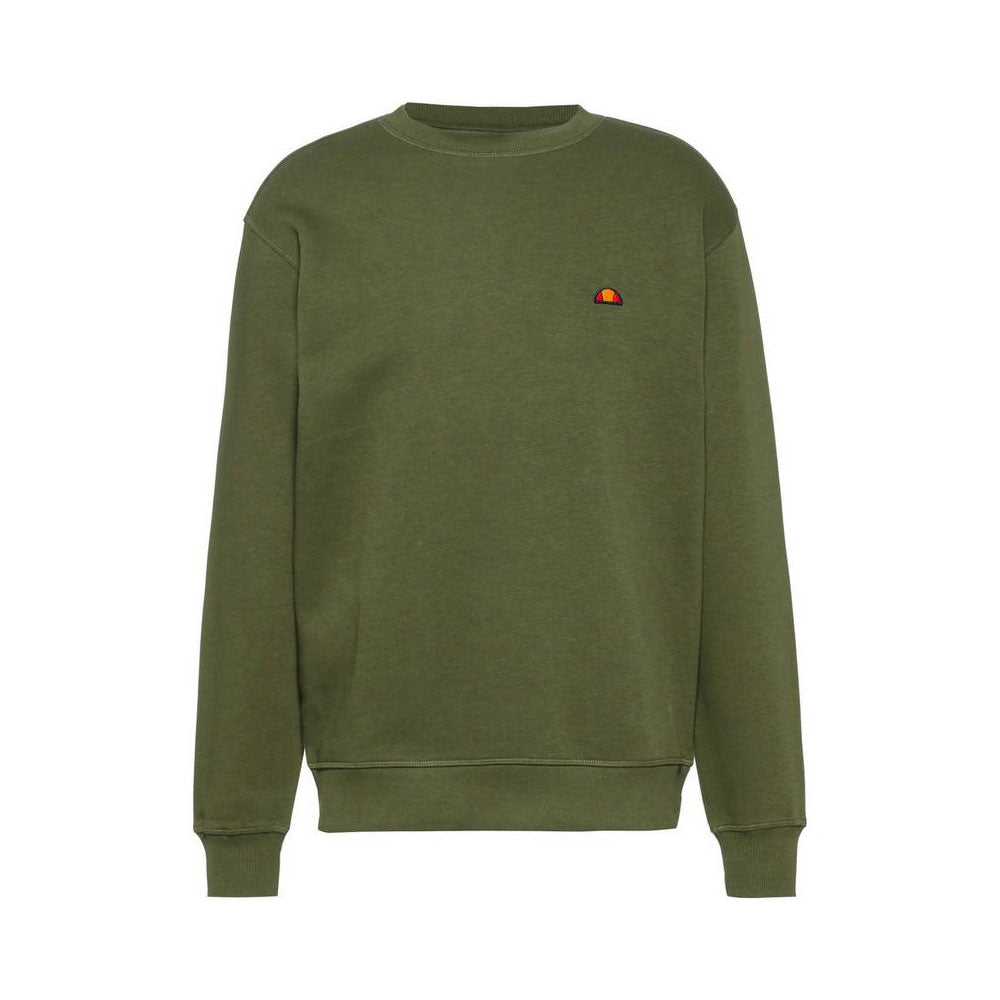 Ellesse Felpa Girocollo con Logo da Uomo Colore Verde