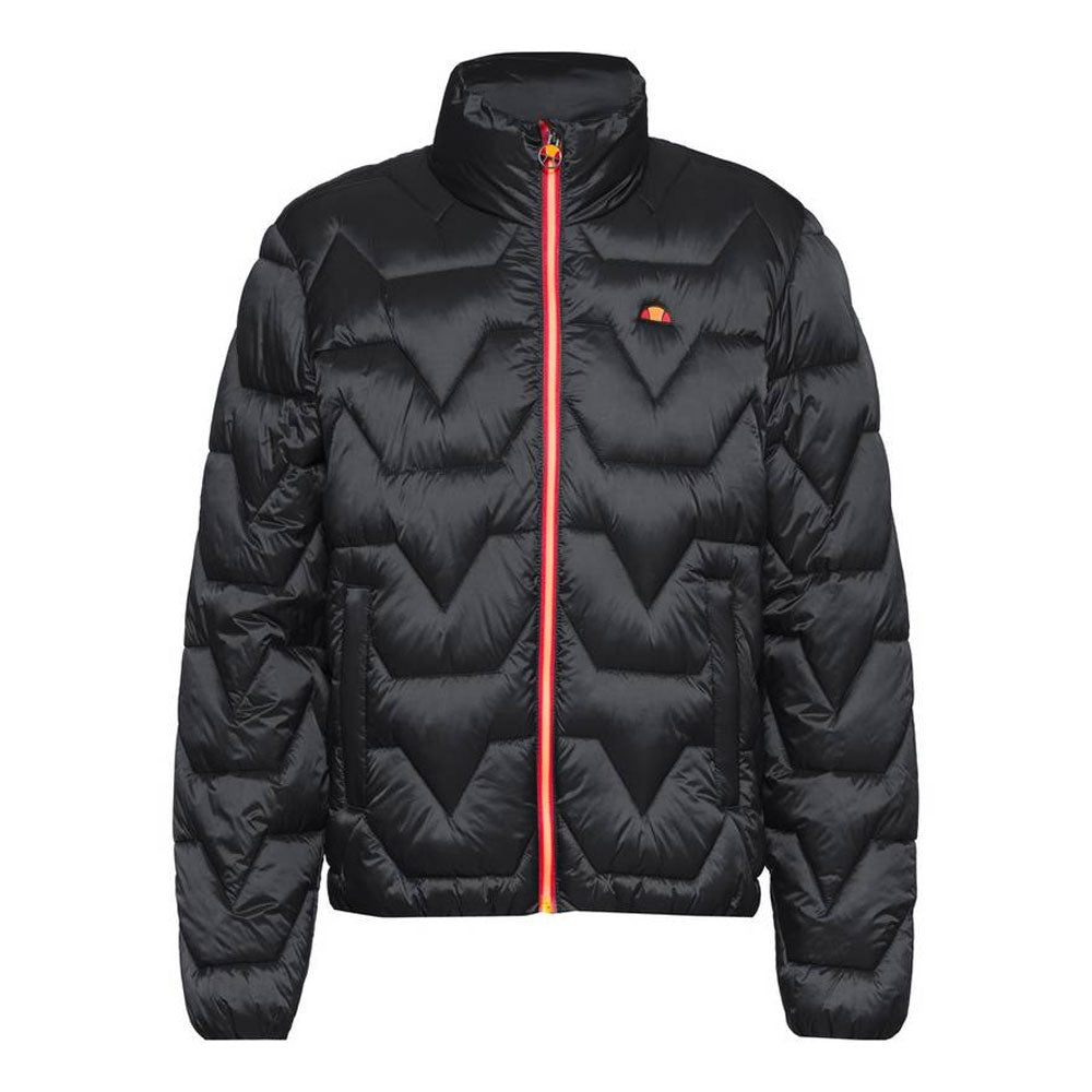 Ellesse Giubbino Trapuntato con Logo da Uomo Colore Nero