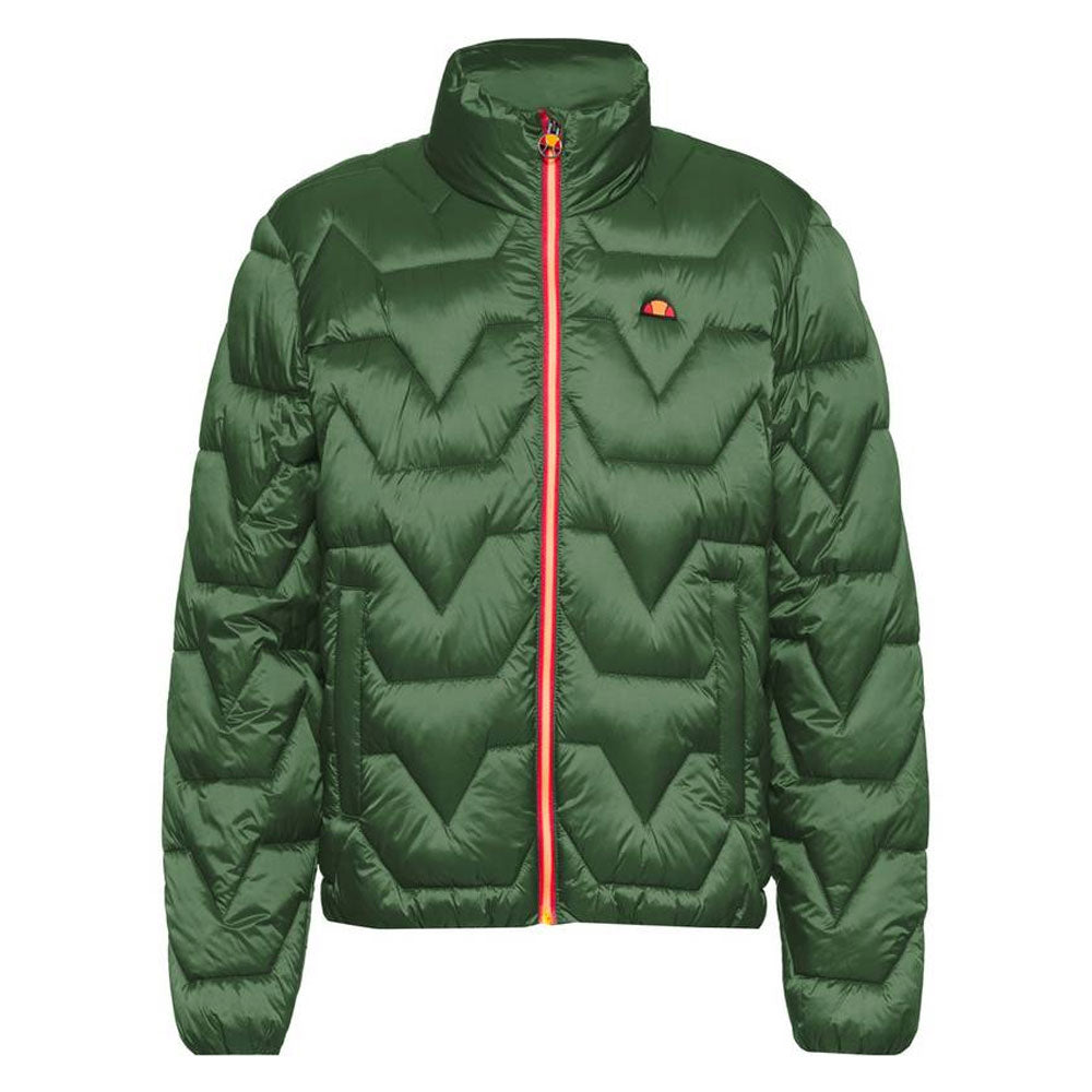 Ellesse Giubbino Trapuntato con Logo da Uomo Colore Verde