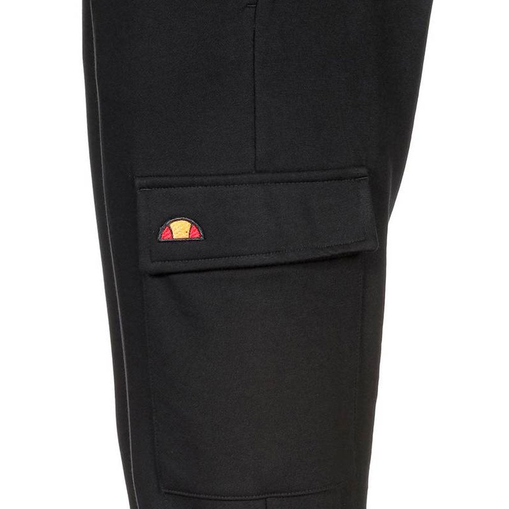 Ellesse Pantalone Cargo in Cotone Felpato da Uomo Colore Nero 3