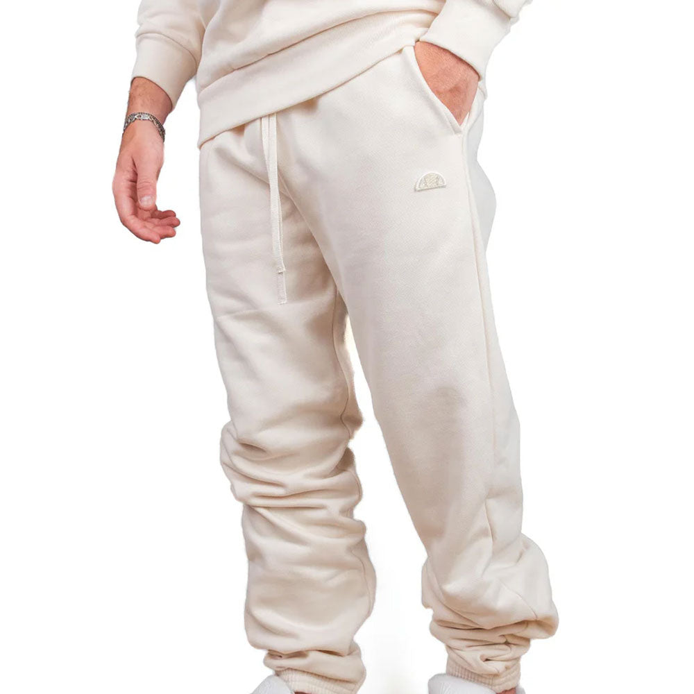 Ellesse Pantalone Tuta con Logo da Uomo Colore Panna