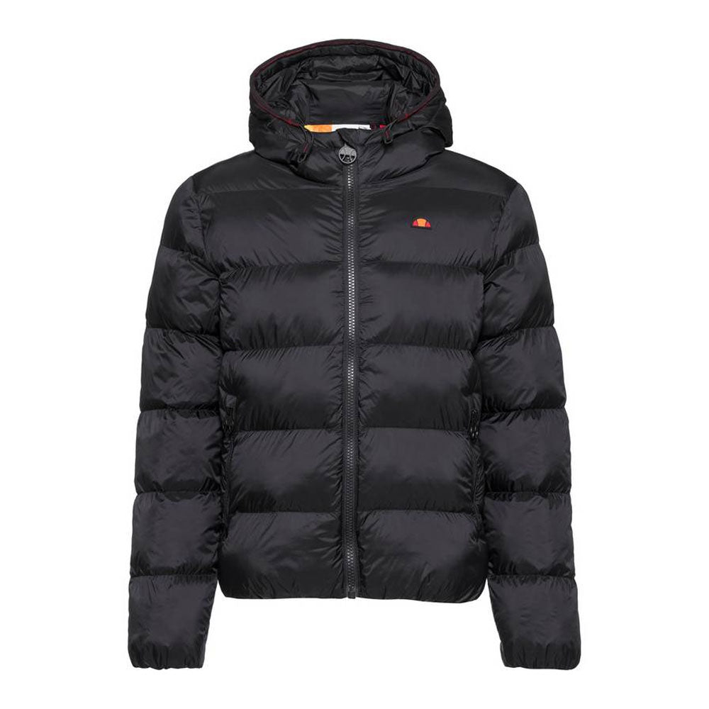 Ellesse Piumino con Cappuccio e Logo da Uomo Colore Nero