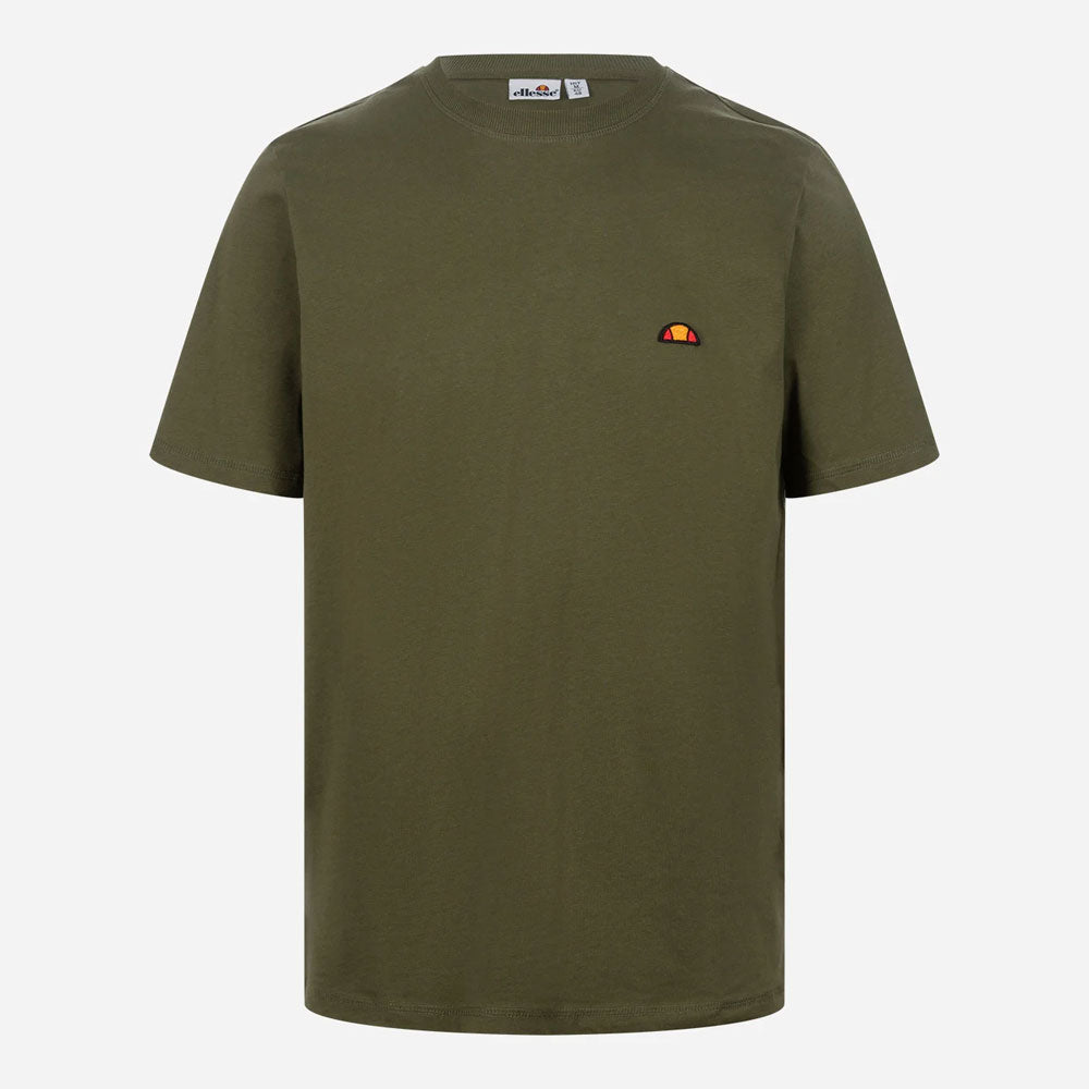 Ellesse T-Shirt Classic Patch Girocollo da Uomo Colore Verde