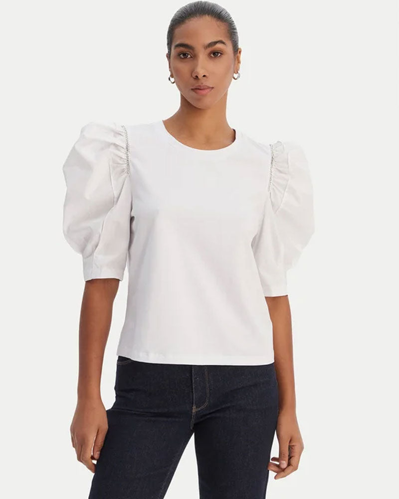 Fracomina T-Shirt Regular in Jersey Colore Bianco