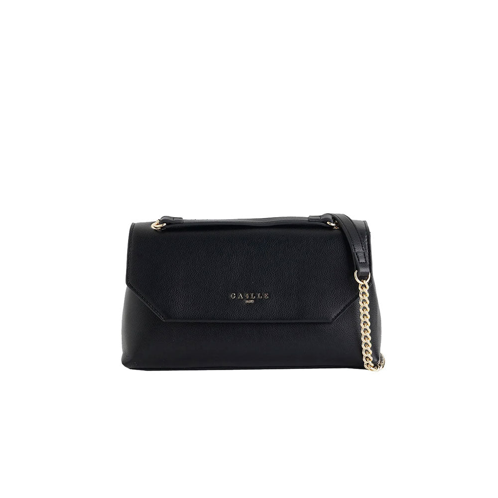 Gaelle Borsa con Tracolla e Logo Colore Nero