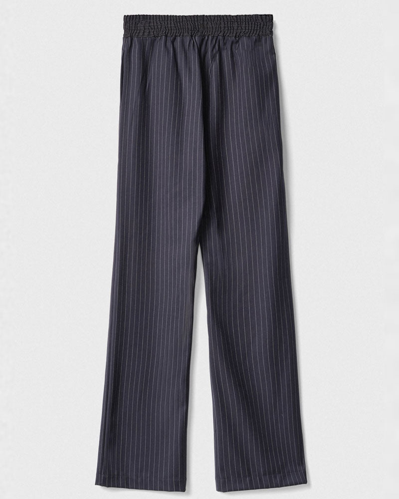 Gaelle Pantalone Dritto Morbido con Coulisse in Vita da Donna Colore Blu