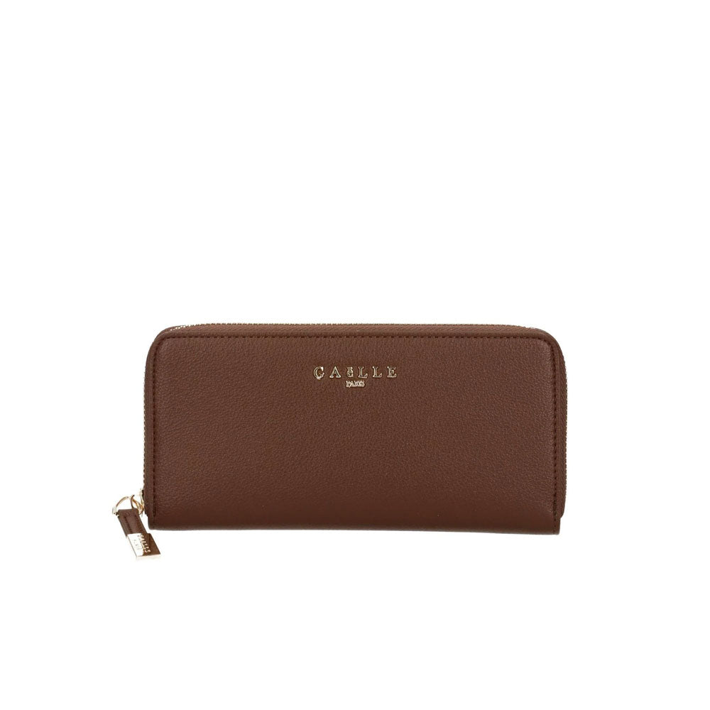 Gaelle Portafoglio Large con Logo da Donna Colore Marrone