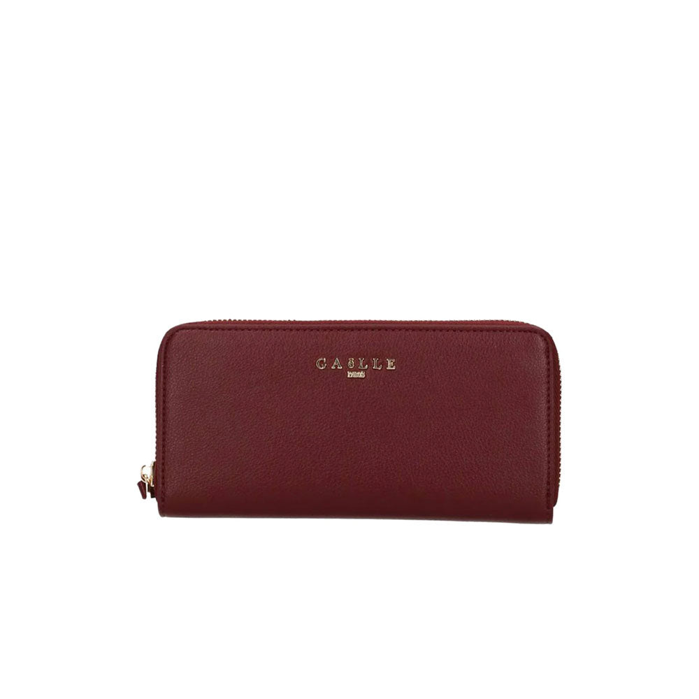 Gaelle Portafoglio Large con Logo da Donna Colore Rosso